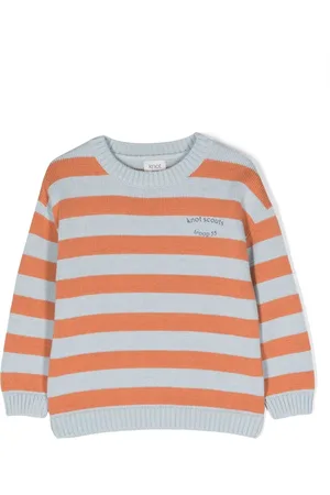 KNOT Scouts striped knitted sweatshirt