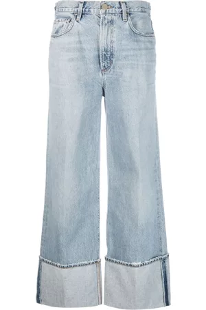 Goldsign Folded-edge wide-leg jeans