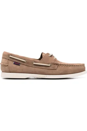 SEBAGO Front lace-up detail boat shoes