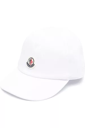 Moncler Caps - Logo-patch cotton cap