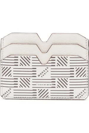 MOREAU Logo-print leather card holder