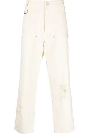 Etudes Ripped-detailing loose-fit jeans