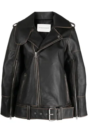 By Malene Birger Zip details leather jacket
