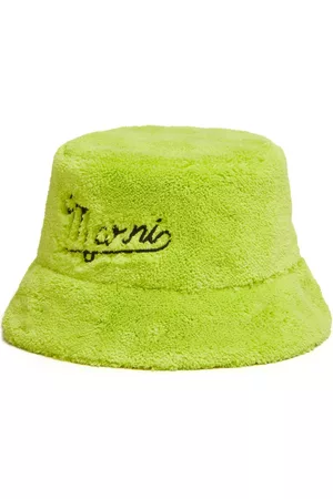 Marni Embroidered-logo bucket hat