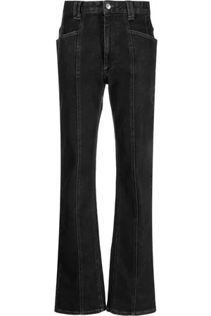 Isabel Marant Straight-leg washed denim trousers