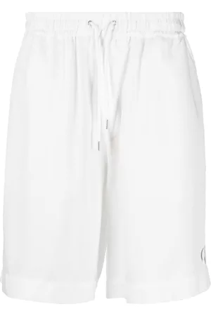 Armani Men Shorts - Straight-leg drawstring shorts