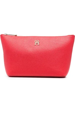 Tommy Hilfiger Monogram-plaque make up bag