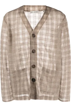 OUR LEGACY Checked cardigan
