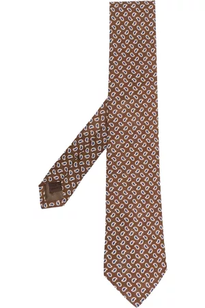 Church's Men Bow Ties - Graphic-print linen tie