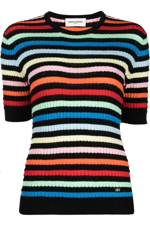 Sonia by Sonia Rykiel Stripe-pattern knit blouse