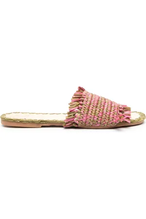 MANEBI Woven flat slides