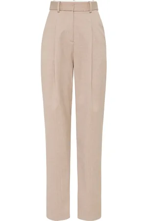 Rebecca Vallance Manon pressed-crease tailored trousers