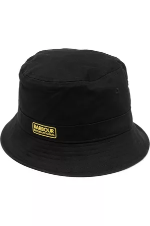 Barbour Men Hats - Logo-patch cotton bucket hat