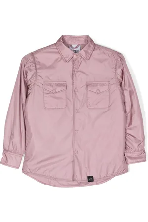 Aspesi Logo-patch shirt jacket