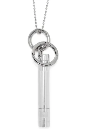 LEMAIRE Ball-chain flashlight charm necklace