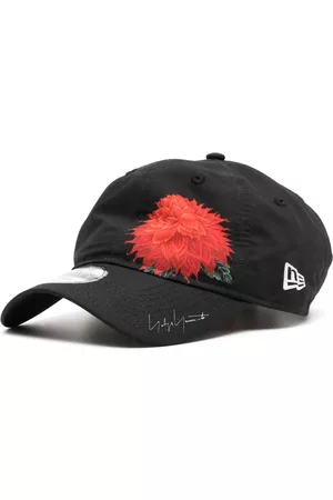 YOHJI YAMAMOTO Flower-print baseball cap