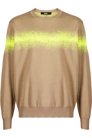 HERNO Spray-paint effect knit sweatshirt