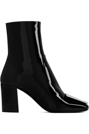 Saint Laurent Chunky heeled 80mm leather boots