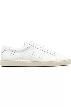 Saint Laurent Leather studded sneakers