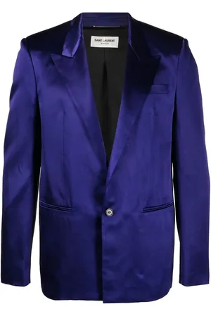 Saint Laurent Satin single-breasted blazer