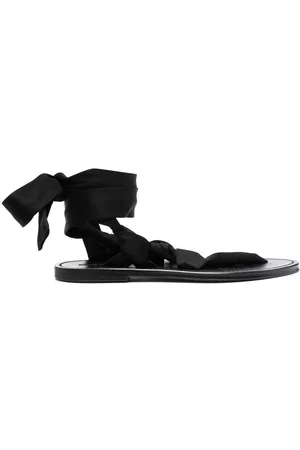 Saint Laurent Tie-strap flat sandals