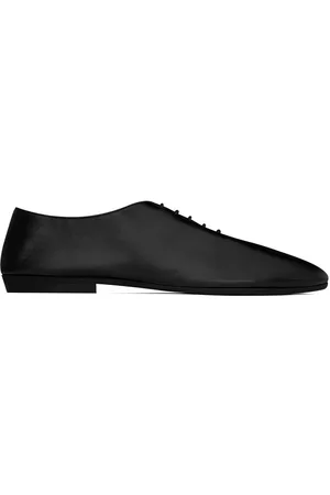 Saint Laurent Men Loafers - Richelieu leather Oxford shoes