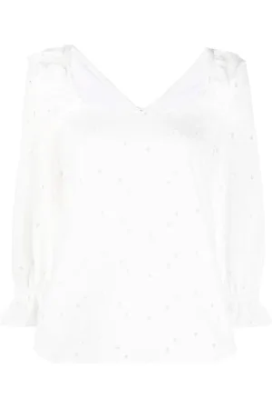 Paul Smith Broderie-anglaise cotton blouse
