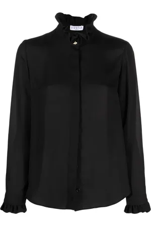 Claudie Pierlot Collared ruffled shirt