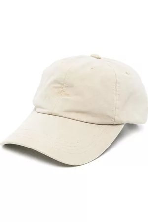 Totême Women Caps - Embroidered-logo cotton cap