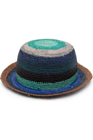 Paul Smith Men Hats - Stripe-detail raffia sun hat