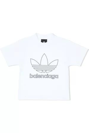 Balenciaga Boys Short Sleeve - X Adidas cotton T-shirt