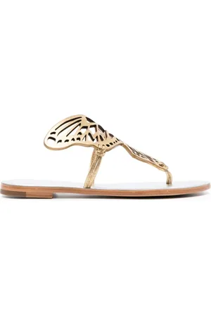 SOPHIA WEBSTER Talulah Butterfly leather slides