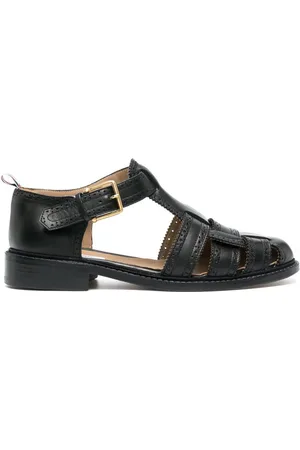 Thom Browne Brogue leather fisherman sandals
