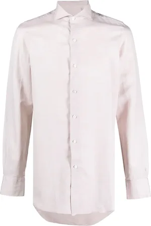 Finamore Plain cotton-linen shirt