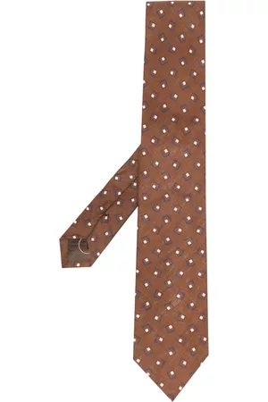 Church's Men Bow Ties - Graphic-print linen tie