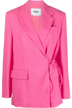 Msgm Coarse wrap blazer
