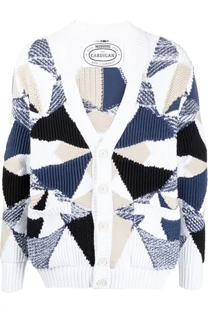 Missoni Geometric-pattern V-neck cardigan