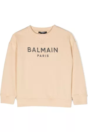 Balmain Long Sleeve - Logo-print long-sleeved sweatshirt