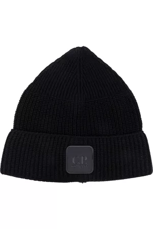 C.P. Company Logo-plaque beanie