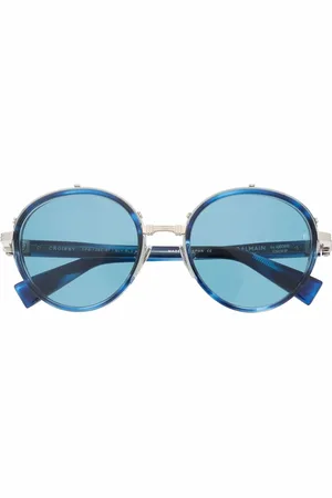 Balmain Logo-engraved logo sunglasses