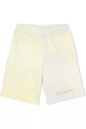 Balmain Boys Neckties - Tie-dye cotton shorts