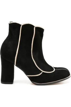 Sarah Chofakian Archie 90mm contrasting-trim boots