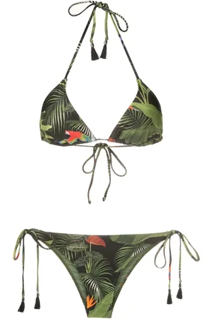 Lygia & Nanny Maya tassel-embelishment bikini