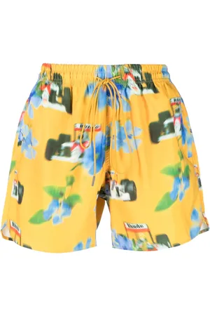 Rhude Graphic-print swimming shorts