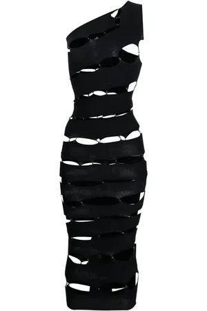 RUI Cut-out one-shoulder dress