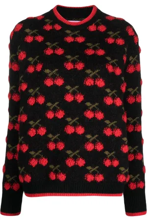 La DoubleJ Cherry-print jumper