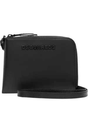 Dsquared2 Neck-strap leather wallet