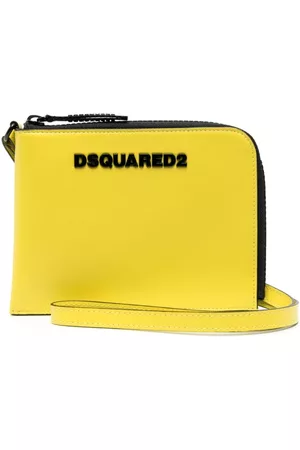 Dsquared2 Neck-strap leather wallet
