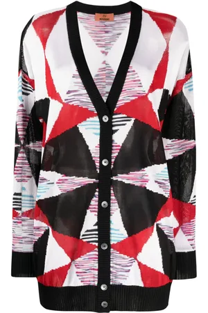 Missoni Intarsia knit-pattern cardigan