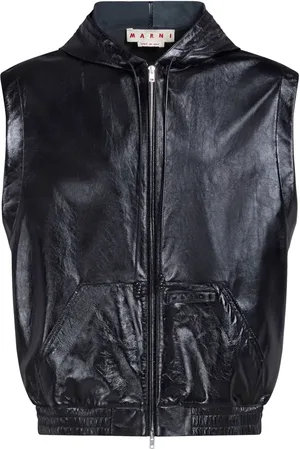 Marni Sleeveless leather jacket